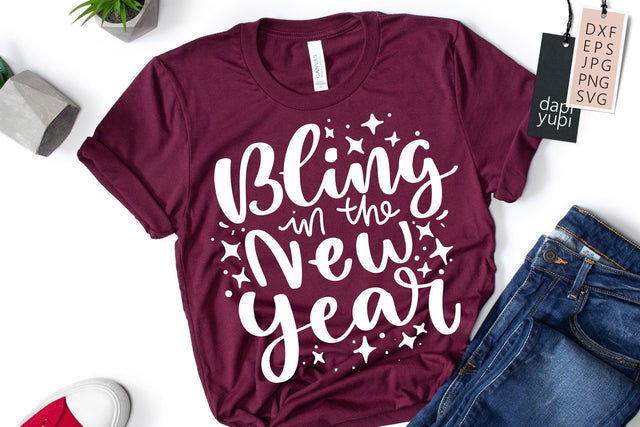 Bling In The New Year SVG SVG dapiyupi store 