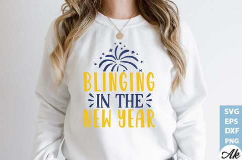 Blinging in the new year SVG SVG akazaddesign 