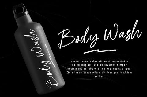 Blingston Brush Font Font muhammadzeky 