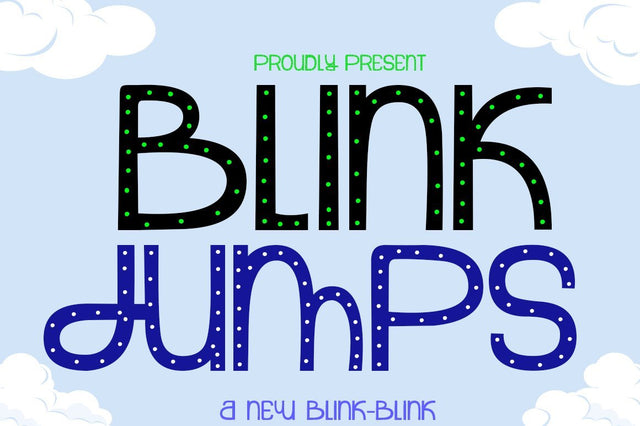 Blink jumps Font JH-CreativeFont 