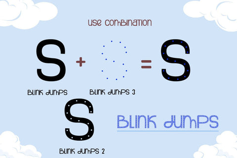 Blink jumps Font JH-CreativeFont 