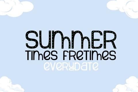 Blink jumps Font JH-CreativeFont 