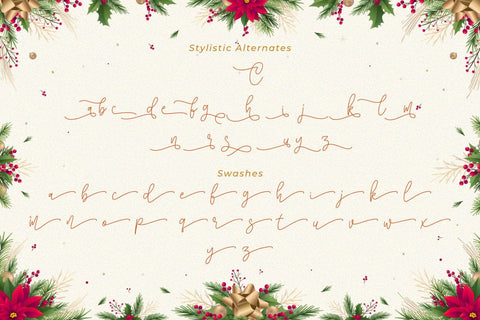 Blissful Christmas Font Madatype Studio 