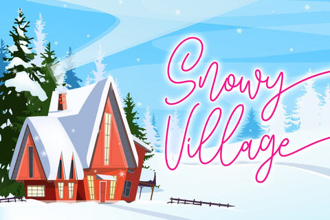 Blissful Christmas Font Madatype Studio 