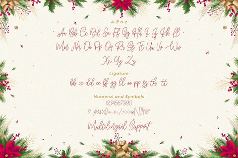 Blissful Christmas Font Madatype Studio 