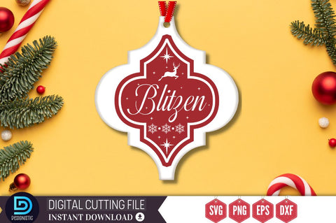 Blitzen SVG, Blitzen SVG DESIGNISTIC 