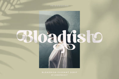 Bloadrish Font ahweproject 