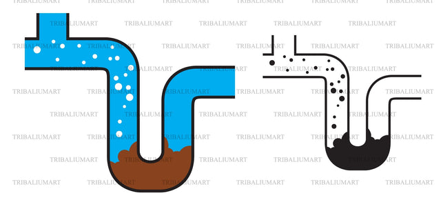 Blocked water pipe SVG TribaliumArtSF 