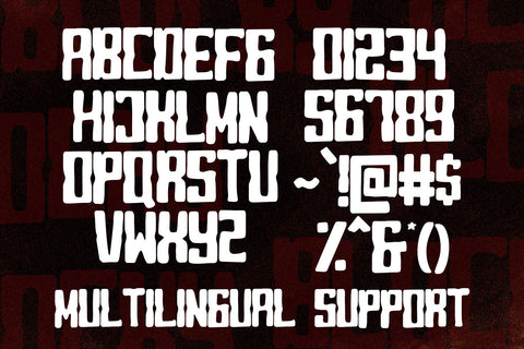 Blocky - Display Font Font Dm Letter Studio 