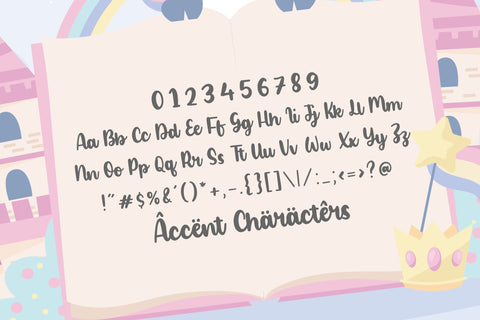 Blonde Unicorn Fun & Fat Handwritten Font Font Balpirick 