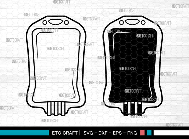 Blood Bag SVG, Blood Svg, Blood Bag Icon Svg, Blood Donation Svg, Bag Svg, Blood Bag Bundle SVG ETC Craft 