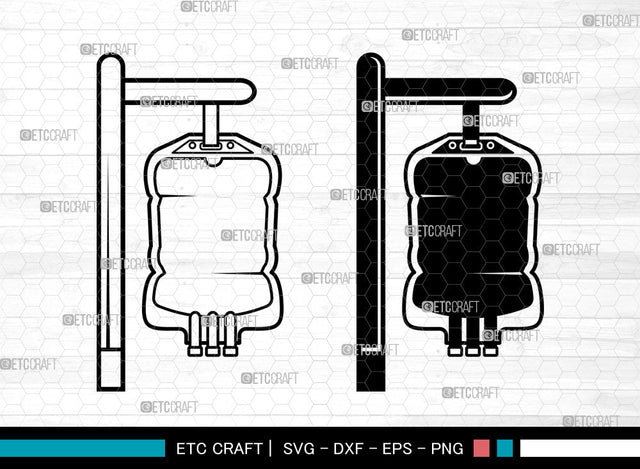 Blood Bag SVG, Blood Svg, Blood Bag Icon Svg, Blood Donation Svg, Bag Svg, Blood Bag Bundle SVG ETC Craft 