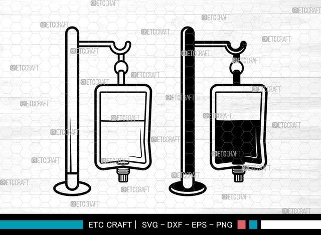 Blood Bag SVG, Blood Svg, Blood Bag Icon Svg, Blood Donation Svg, Bag Svg, Blood Bag Bundle SVG ETC Craft 
