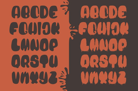 Blood Bold - Fun Halloween Two Fonts Font StringLabs 