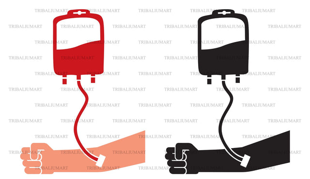 Blood donation concept SVG TribaliumArtSF 