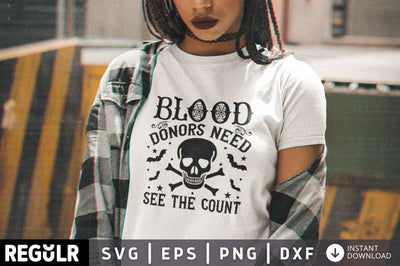 Blood donors need see the count SVG SVG Regulrcrative 