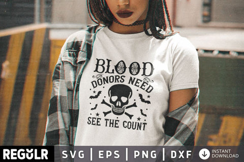 Blood donors need see the count SVG SVG Regulrcrative 