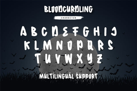 Bloodcurdling - Horror Display Font Font Alpaprana Studio 