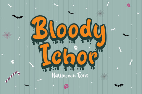 Bloody Ichor - Halloween Font Font Attype studio 