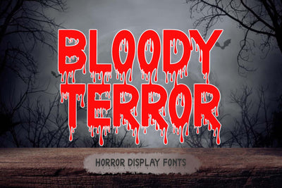 Bloody Terror Font Prasetya Letter 