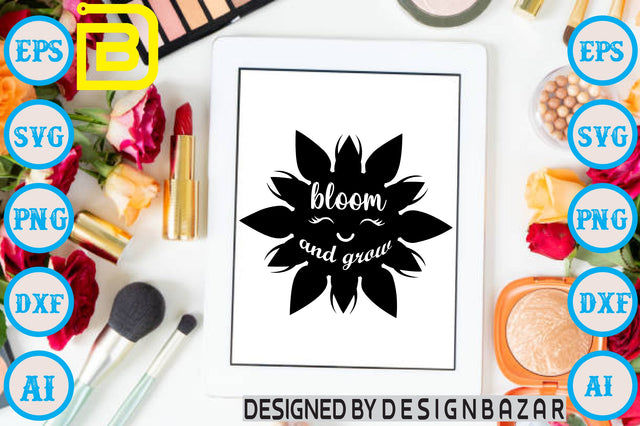 Bloom And Grow SVG Craftlabsvg24 