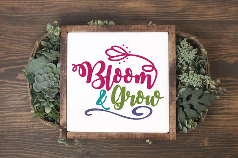 Bloom and Grow SVG Cut File SVG Old Market 