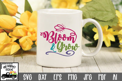 Bloom and Grow SVG Cut File SVG Old Market 