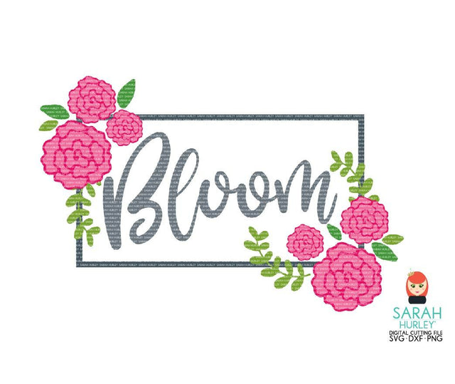 Bloom Frame SVG Sarah Hurley 