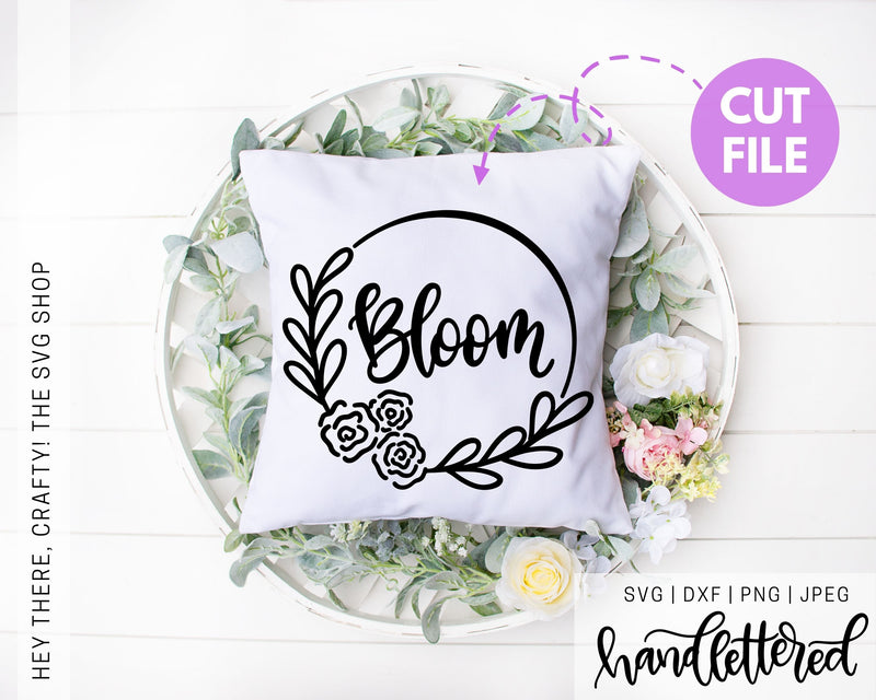 Bloom | SVG, PNG, DXF, JPEG SVG Hey There, Crafty! 