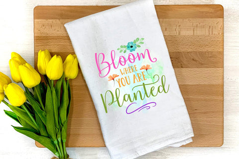 Bloom Where -Spring Sublimation I Spring Sublimation PNG Sublimation Happy Printables Club 