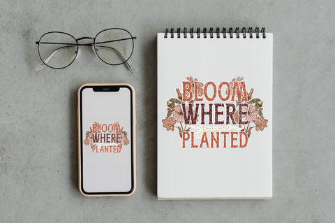 Bloom Where You Are Planted Sublimation Sublimation Jagonath Roy 