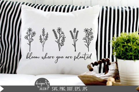 Bloom where you are planted SVG Designs by Jolein 