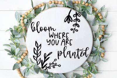 Bloom Where You Are Planted SVG SVG Diva Watts Designs 