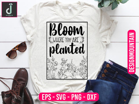 Bloom with grace svg design SVG Alihossainbd 