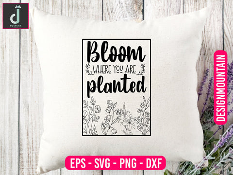 Bloom with grace svg design SVG Alihossainbd 