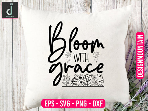 Bloom with grace svg design SVG Alihossainbd 