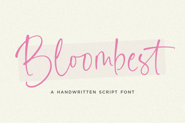 Bloombest Font Font Balpirick 
