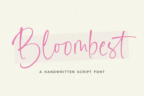 Bloombest Font Font Balpirick 