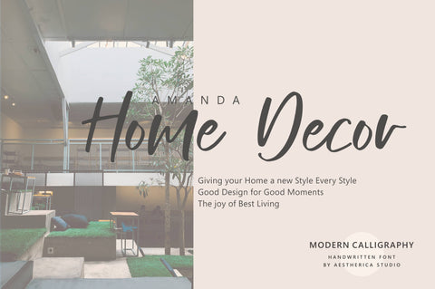 Blooming Font Aestherica Studio 