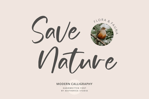 Blooming Font Aestherica Studio 