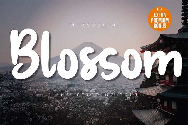 Blossom Font twinletter 