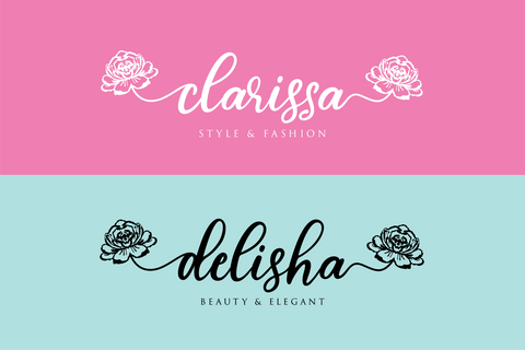 blossom script Font Anastasia 