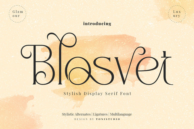 Blosvet Font toni_std 