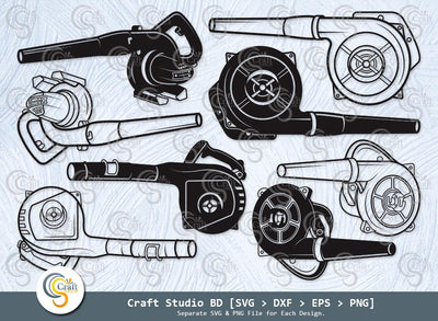 Blower Machine Silhouette, Leaf Blower Svg, Blower Svg, Electric Blower Svg, Blower Machine Svg Bundle SVG ETC Craft 