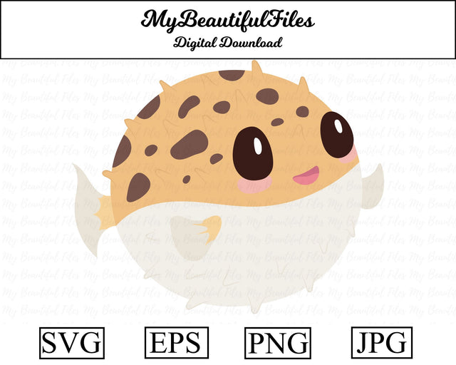 Blowfish - Animal SVG MyBeautifulFiles 