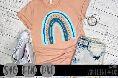 Blue boho rainbow, SVG SVG Adeline&co 