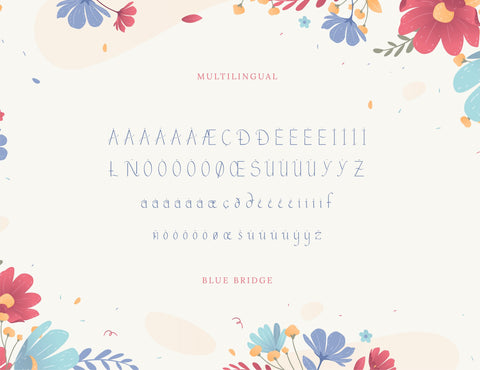Blue Bridge Modern Calligraphy Font inferno.studio3 