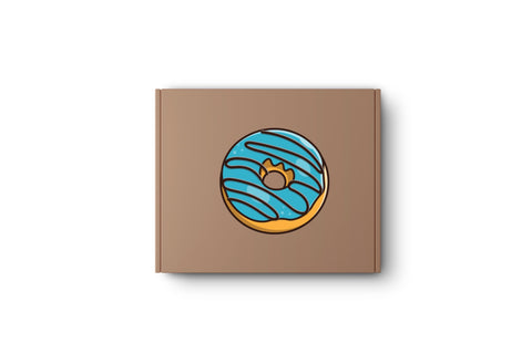 Blue Donut SVG Aisyah 