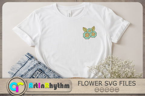 Blue Flowers Svg, Flowers Svg, Flower Cliparts, Floral Svg, Botanical Svg SVG Artinrhythm shop 