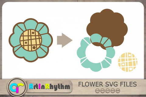 Blue Flowers Svg, Flowers Svg, Flower Cliparts, Floral Svg, Botanical Svg SVG Artinrhythm shop 